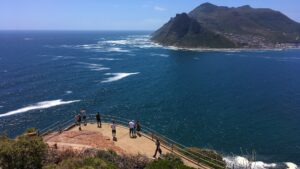 View of the Atlantic ocean from Chapman's Peak